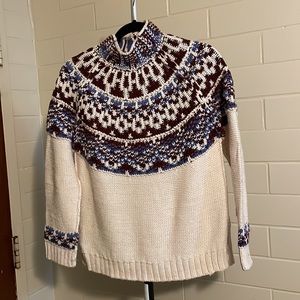 Topshop cable knit sweater size 2